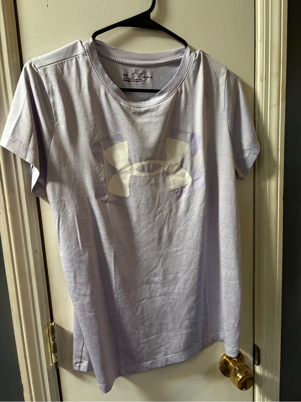 Under Armour Light Purple Short-Sleeve Logo Tee